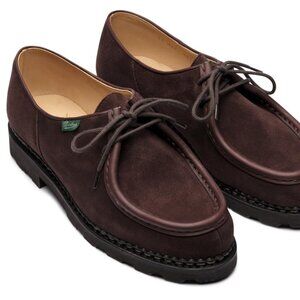 NWB Paraboot Michael Velours Congo Chocolate Suede Mens US 10.5/ UK9.5/ EU 43.5